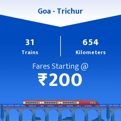 Goa To Trichur Trains